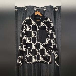 Ying Yang men's XL RSQ full zip flease fleece. No flaws